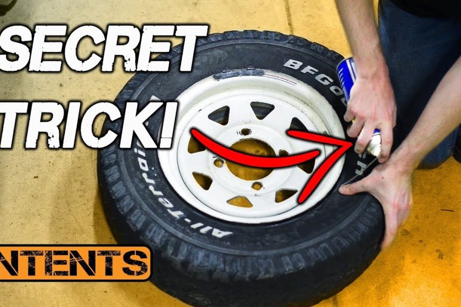 How To Manually Remove A Tire From Rim - Youtube