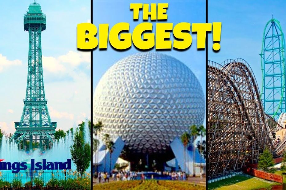 Top 10 Largest Theme Parks In The Usa & Canada - Youtube