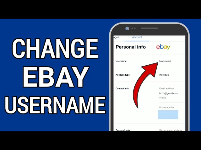 How To Change Your Account Name On Ebay 2023 | Change Ebay Username On  Phone - Youtube