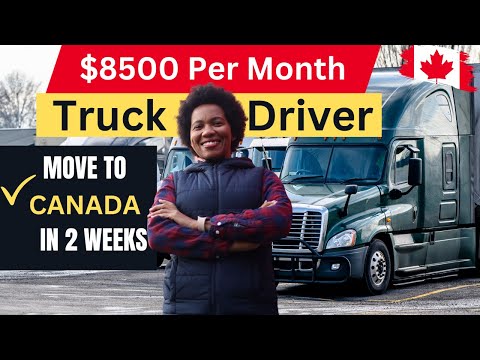 Banen voor vrachtwagenchauffeurs in Canada met gratis visumsponsoring in 2023/2024 - Vrachtwagenchauffeur in Canada 🇨🇦