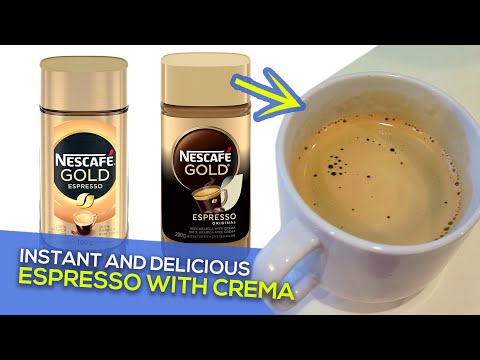 Just Pour Water to get Delicious Espresso - Nescafe Gold Espresso instant coffee Review