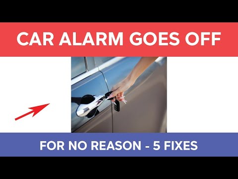 Car Alarm Going Off For No Reason Or When Unlocking With Key - 5 Causes & Fixes!