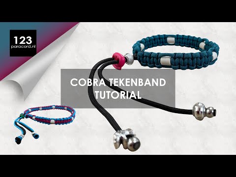 Anti-teken halsband met een Cobra knoop (2 VERSIES!!) | Paracord tutorial NEDERLANDS