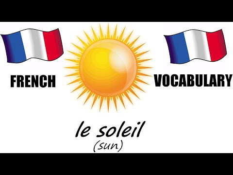 French Lesson 7 - WEATHER Vocabulary - Learn French - The French Minute