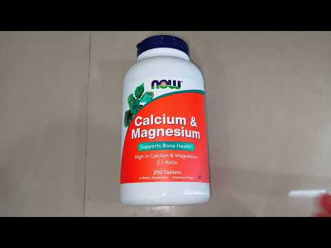 NOW Foods, calcium en magnesium, 250 tabletten